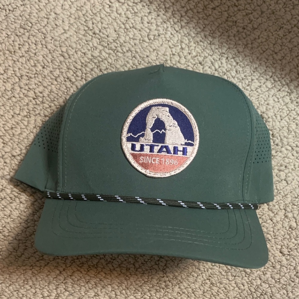 Green Utah Trucker Hat